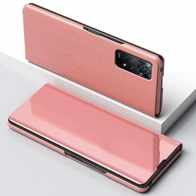 Etui Clear View - Xiaomi Redmi Note 11 Pro 5G - Różowy