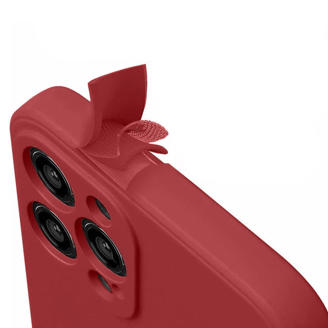 Etui Silikonowe - Liquid Silicone - Samsung Galaxy S21 Ultra - Czerwony