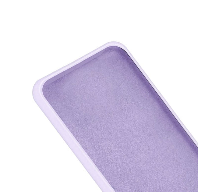 Etui Silikonowe - Liquid Silicone - Samsung Galaxy S21 Ultra - Lawendowy
