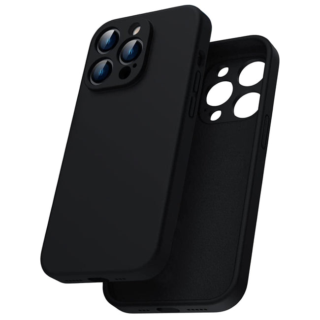 Etui Silikonowe - Liquid Silicone - iPhone 14 Pro Max - Czarny