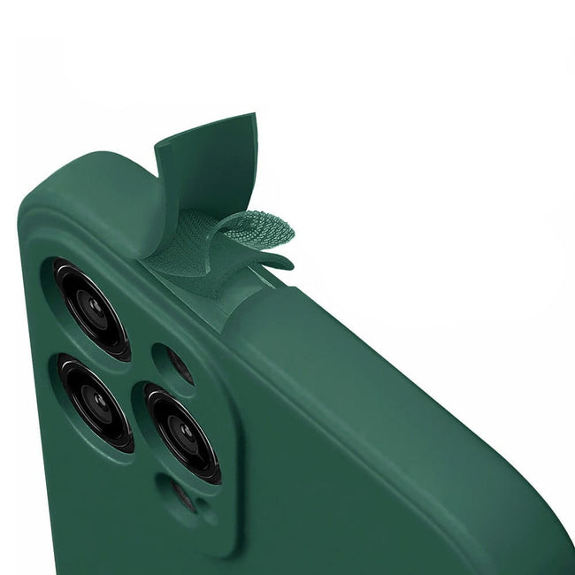 Etui Silikonowe - Liquid Silicone - Samsung Galaxy S21 - Ciemny Zielony