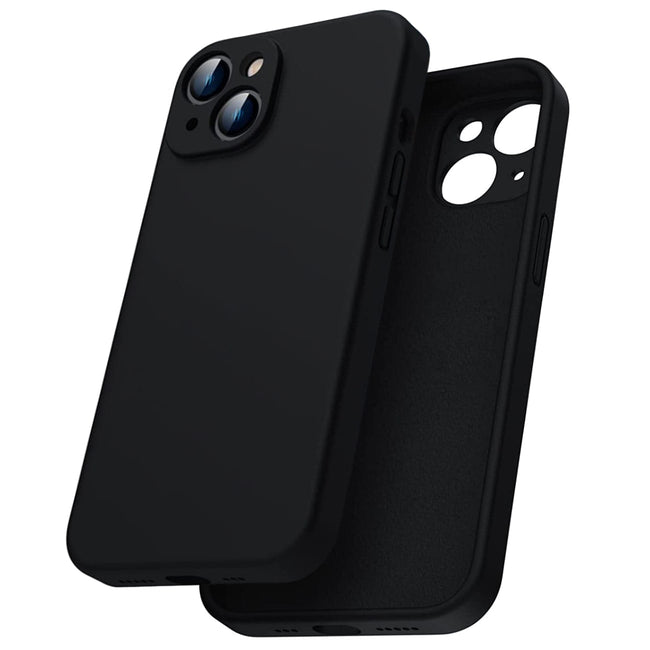 Etui Silikonowe - Liquid Silicone - iPhone 14 Plus - Czarny
