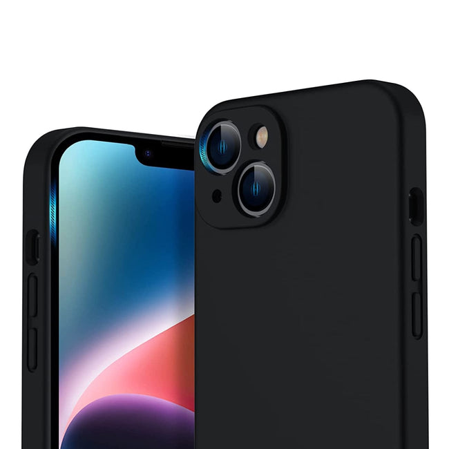 Etui Silikonowe - Liquid Silicone - iPhone 14 Plus - Czarny
