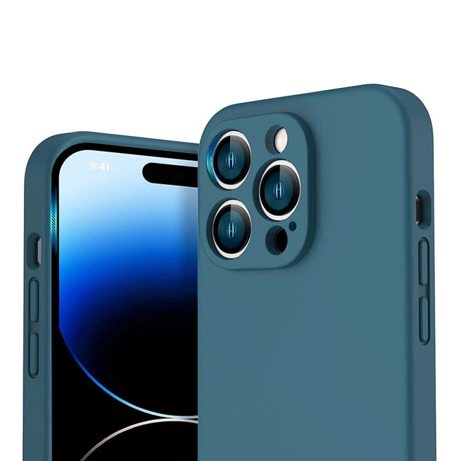 Etui Silikonowe - Liquid Silicone - iPhone 14 Pro Max - Pacific Blue