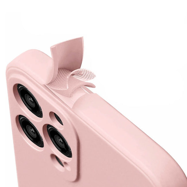 Etui Silikonowe - Liquid Silicone - iPhone 14 Plus - Różowy
