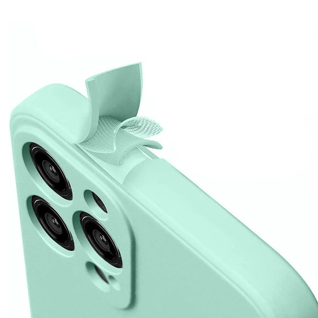 Etui Silikonowe - Liquid Silicone - Samsung Galaxy S22 Ultra - Miętowy