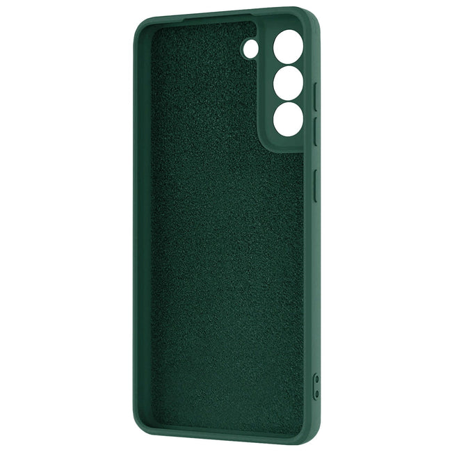 Etui Silikonowe - Liquid Silicone - Samsung Galaxy S22 - Ciemny Zielony