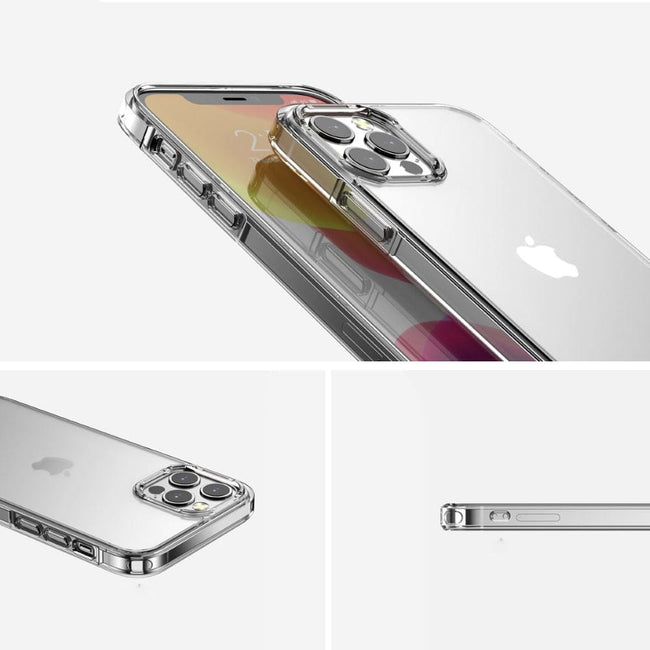Wzmacniane Etui Hard Case - iPhone 14 - Transparentny