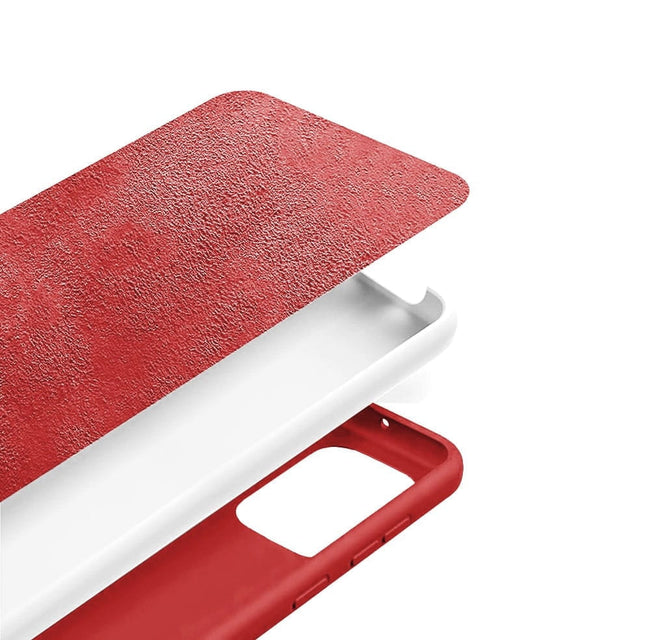 Etui Silikonowe - Liquid Silicone - Samsung Galaxy A52s - Czerwony