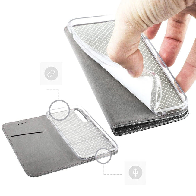 Etui Flip Cover - Magnetyczne Etui Książkowe - Xiaomi Mi 10T / 10T Pro - Czarny