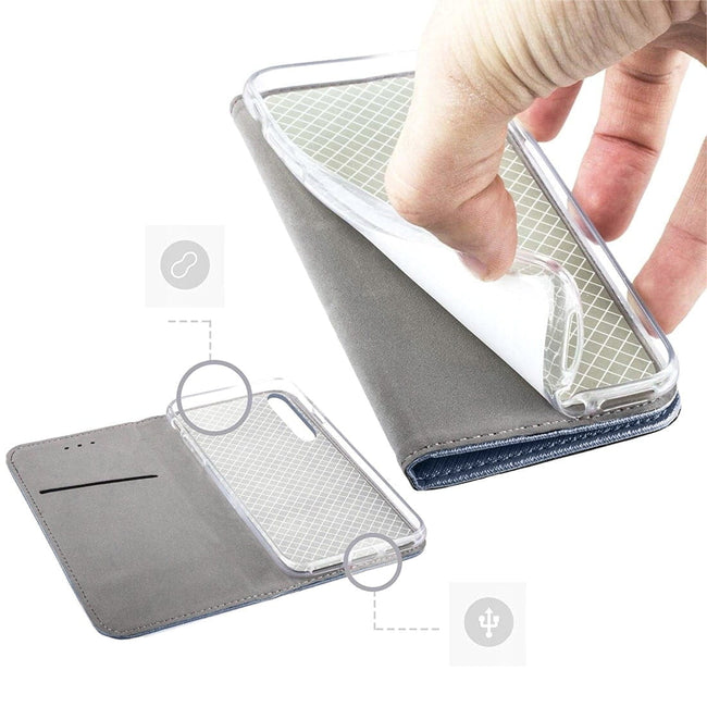 Etui Flip Cover - Magnetyczne Etui Książkowe - Samsung Galaxy S20 FE - Niebieski