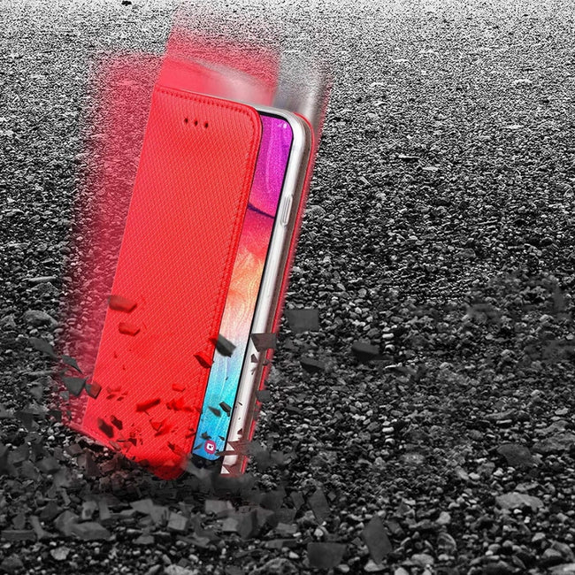 Etui Flip Cover - Magnetyczne Etui Książkowe - Samsung Galaxy S22 - Czerwony