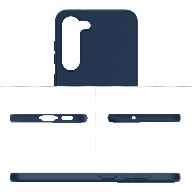 Etui Silikonowe Candy Kolor - Samsung Galaxy S23 - Granatowy