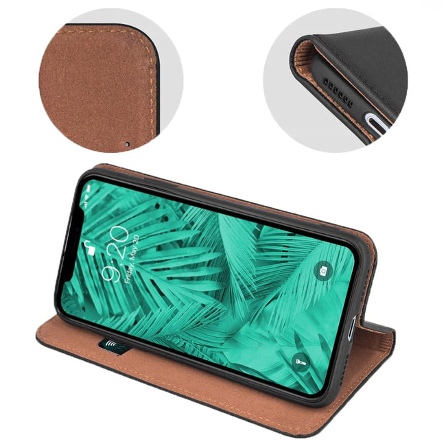 Etui Flip Cover - Magnetyczne Etui Książkowe - iPhone 14 - Czarny