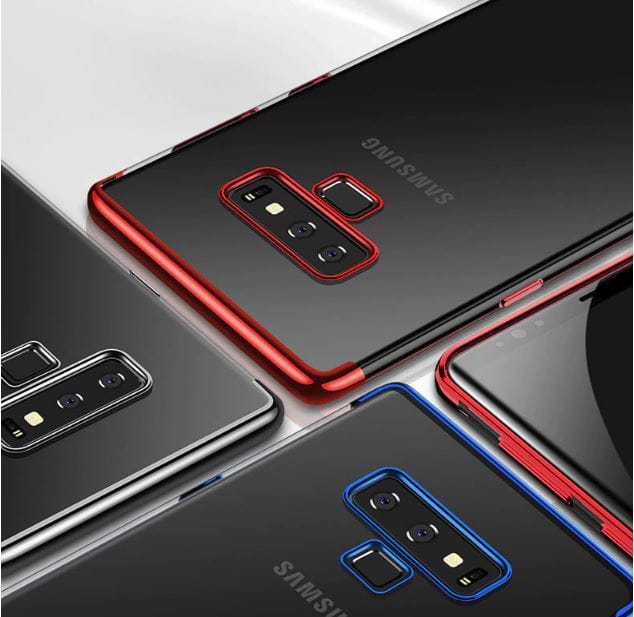 Etui Silikonowe Luxury Plated - Samsung Galaxy S8 - Czerwony