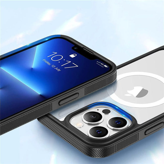 Etui Kolor Clear Grip do MagSafe - iPhone 14 Pro Max - Czarny