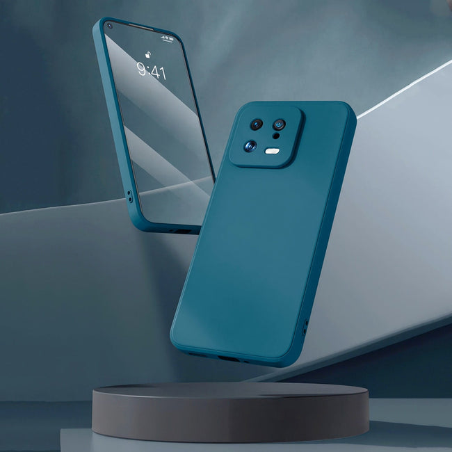 Etui Silikonowe - Liquid Silicone - Xiaomi Xiaomi 13 - Granatowy