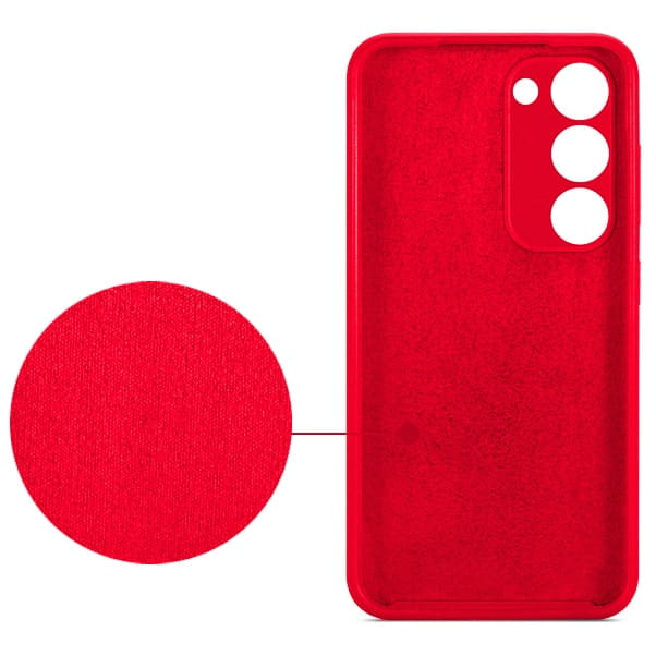 Etui Silikonowe - Liquid Silicone - Samsung Galaxy S23+ - Czerwony