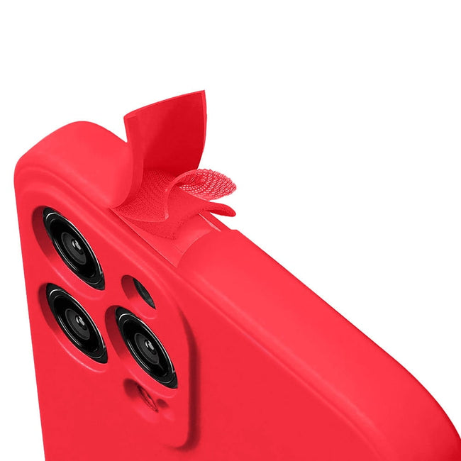 Etui Silikonowe - Liquid Silicone - Samsung Galaxy A42 - Czerwony