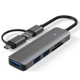 HUB Rozdzielacz, Czytnik Kart + USB 3.0