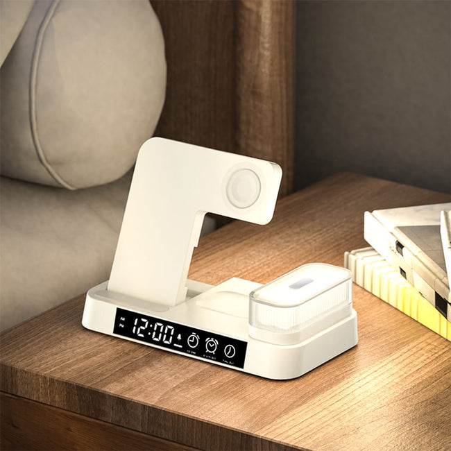 Ładowarka Bezprzewodowa Indukcyjna iPhone (Apple Watch, AirPods) - 4w1