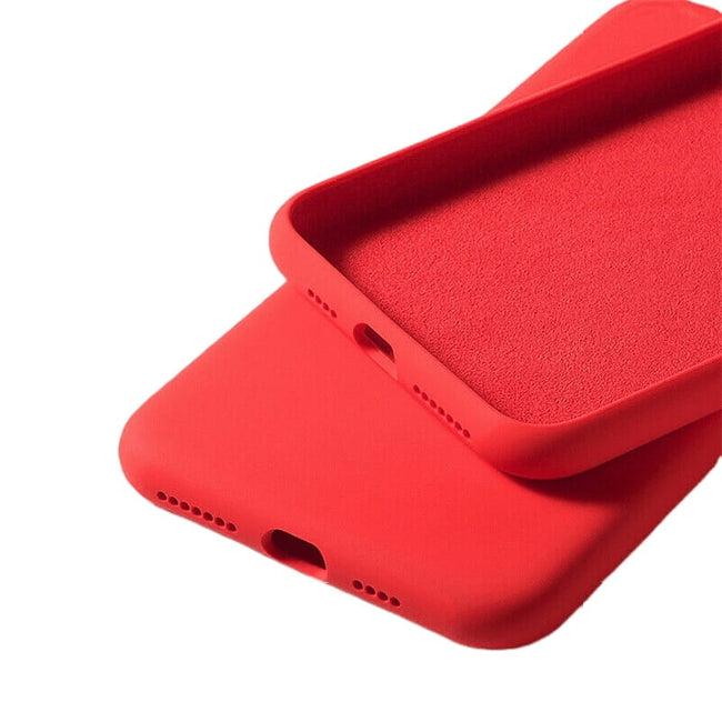Etui Silikonowe - Liquid Silicone - Samsung Galaxy A42 - Czerwony