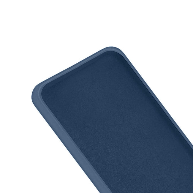 Etui Silikonowe - Liquid Silicone - Samsung Galaxy A42 - Granatowy