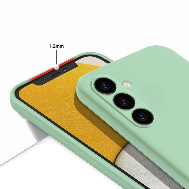 Etui Silikonowe - Liquid Silicone - Samsung Galaxy S23 - Miętowy