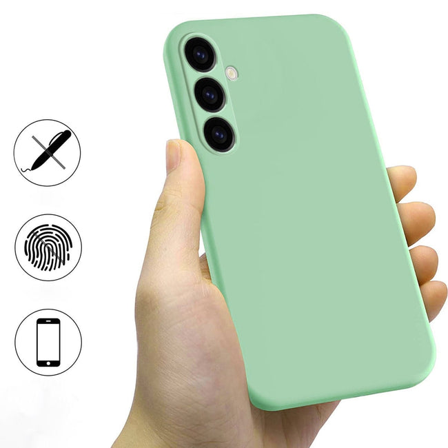 Etui Silikonowe - Liquid Silicone - Samsung Galaxy S23 - Miętowy