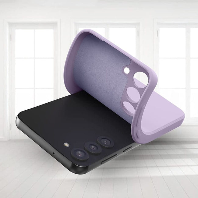 Etui Silikonowe - Liquid Silicone - Samsung Galaxy S23 Ultra - Lawendowy