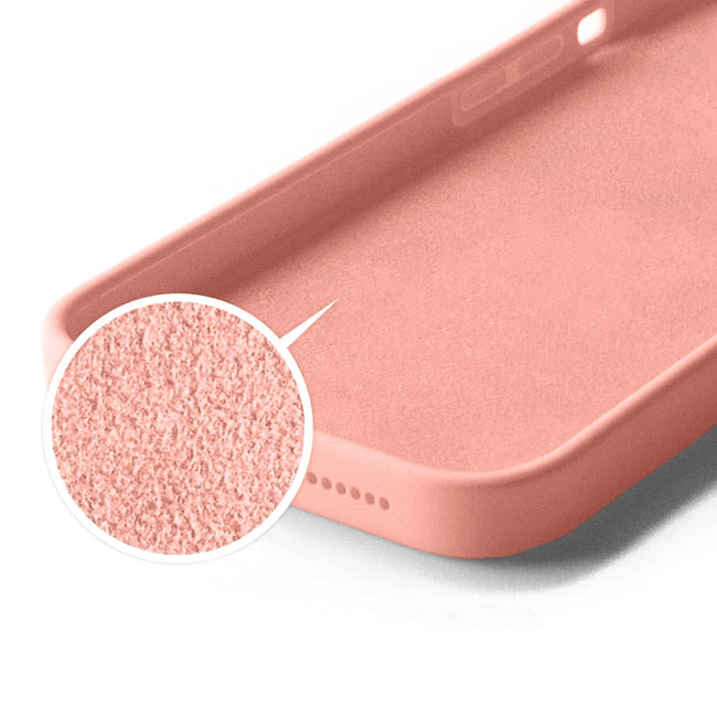 Etui Silikonowe - Liquid Silicone - iPhone 15 Pro Max - Różowy