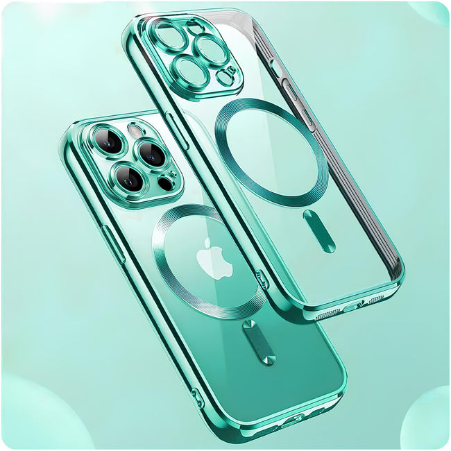 Etui Silikonowe Camera Protect do Magsafe - iPhone 14 Pro Max - Jasnozielony