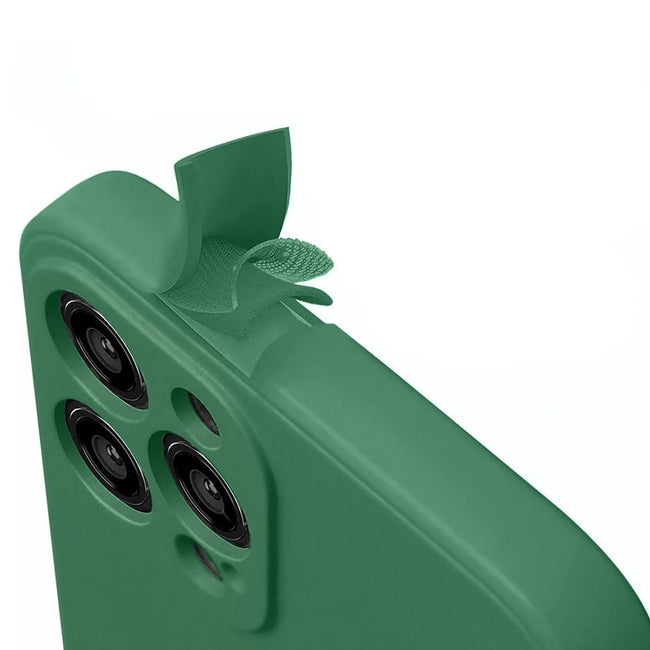 Etui Silikonowe - Liquid Silicone - iPhone 14 Plus - Ciemny Zielony