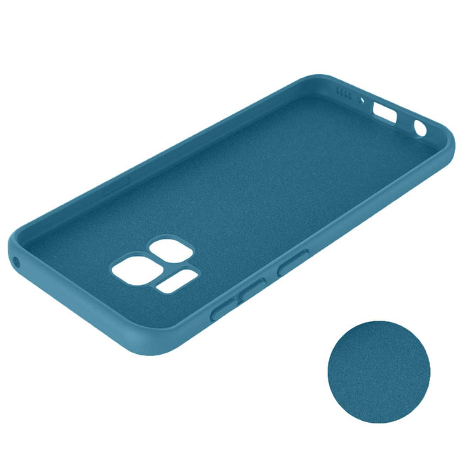 Etui Silikonowe - Liquid Silicone - Samsung Galaxy S9 - Granatowy