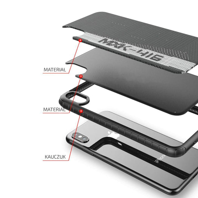 Etui Flexi X-treme Ultra Durable - iPhone XS Max - Szary