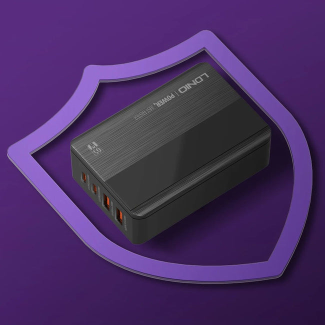 Ładowarka Sieciowa Ldnio A4808q Uniwersalna 5000 Ma 5 V Czarna