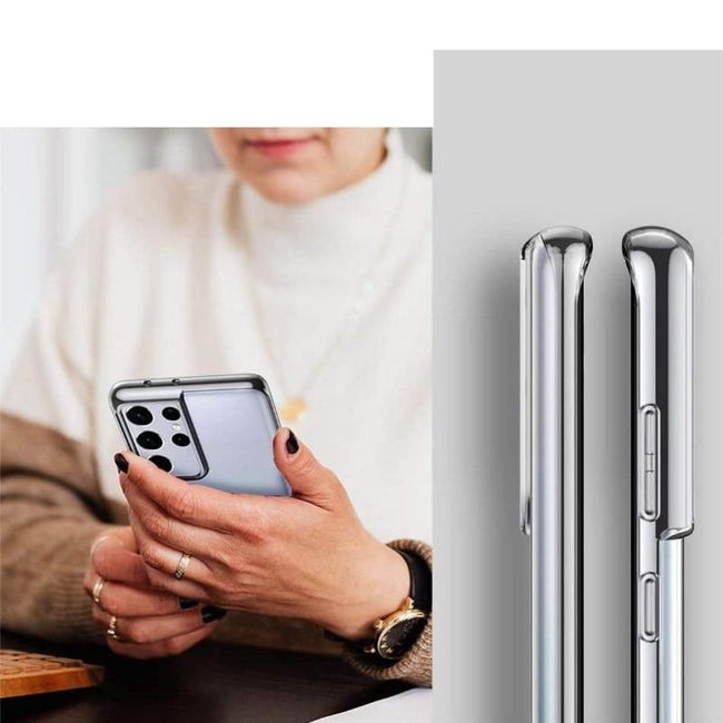 Etui Silikonowe Crystal Clear - Samsung Galaxy S21 Ultra