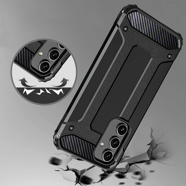 Etui Reinforced Protection Armor - Samsung Galaxy A54 5G - Czarny