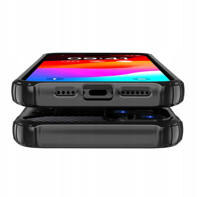 Etui Reinforced Protection Armor - iPhone 14 - Czarny