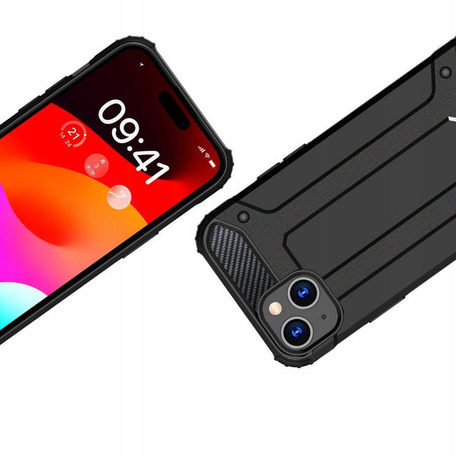 Etui Reinforced Protection Armor - iPhone 14 - Czarny