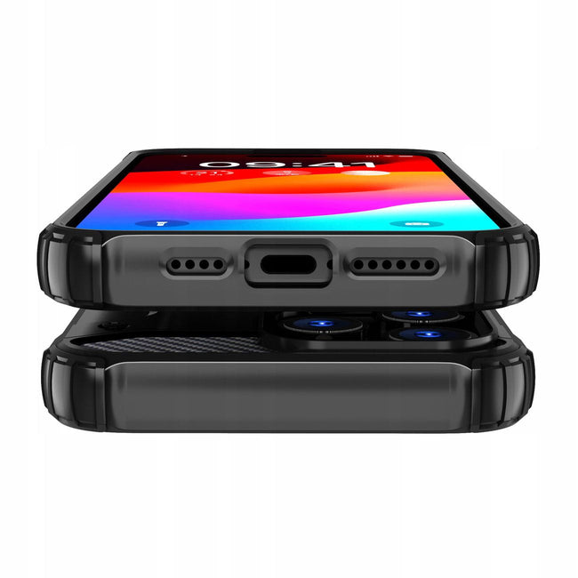 Etui Reinforced Protection Armor - iPhone 12 Pro Max - Czarny
