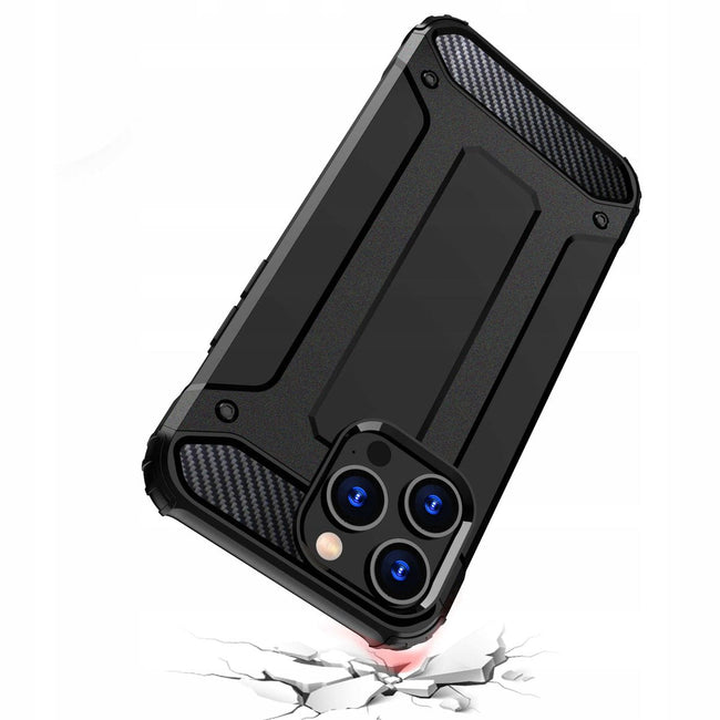 Etui Reinforced Protection Armor - iPhone 12 Pro Max - Czarny