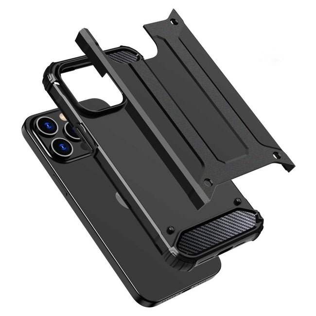 Etui Reinforced Protection Armor - iPhone 12 Pro Max - Czarny