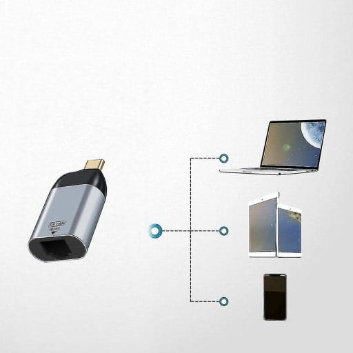 Adapter RJ45 do USB-C - Mini Karta Sieciowa 1000 Mbps v7