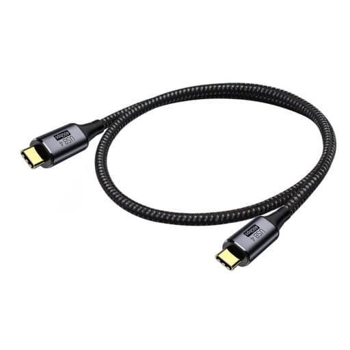 Kabel Phoneo® USB-C do USB-C, 40Gbps, Pleciony - 1 Metr