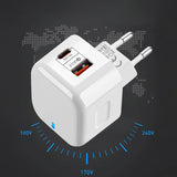 Szybka Ładowarka Sieciowa Kostka QC 3.0 PD 20W USB C Do Telefonu