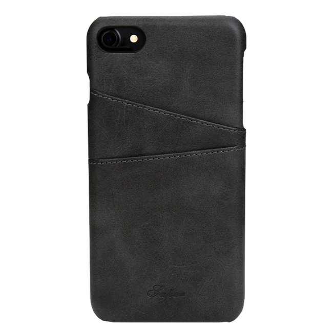 Skórzane Etui Juteni Leather Case - iPhone 7 / 8 - Czarny