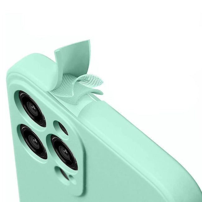 Etui Liquid Soft Silicone - Apple iPhone 15 Pro Max - Miętowy