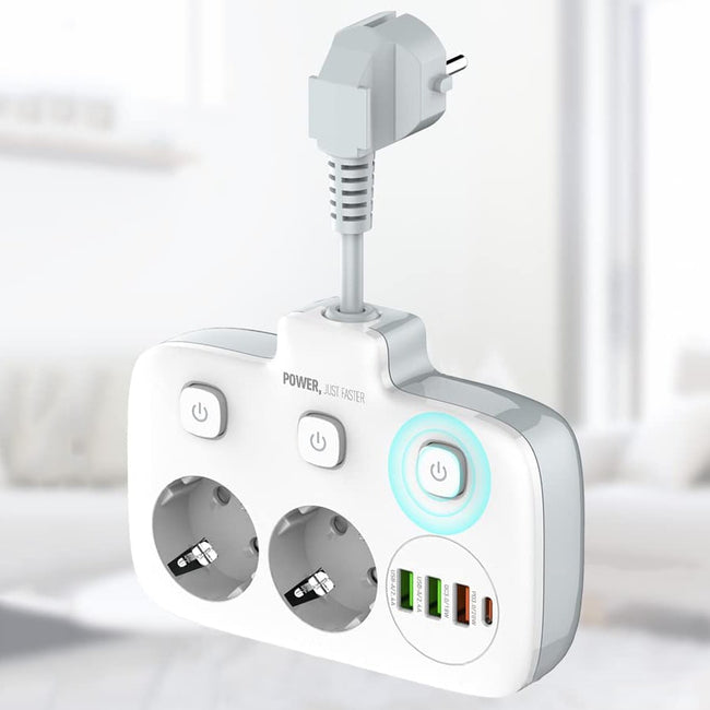 LDNIO® - Listwa Zasilająca Ładowarka 20w Usb-C Rozdzielacz