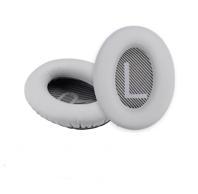 BETUNE® - Gąbki do Słuchawek - Bose QC15 QC25 QC35 AE 2i 2W - Szare